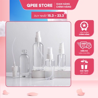 Chai chiết mỹ phẩm phun sương dạng xịt 30ml-50ml - QPEE STORE
