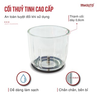 [Mã ELHA22 giảm 5% đơn 300K] Phụ kiện cối máy xay Masuto (thủy tinh)