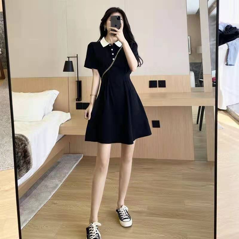 Váy polo dáng suông body tay ngắn xinh yêu 💖 Đầm polo đi dự tiệc, đi chơi dạo phố, đi bar sang chảnh A01 | BigBuy360 - bigbuy360.vn