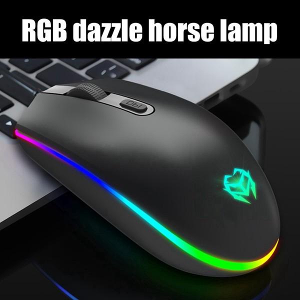 Chuột quang gaming 1000 DPI có đèn LED