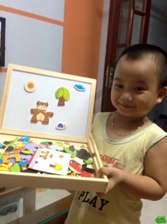 Bảng viết nam châm hai mặt