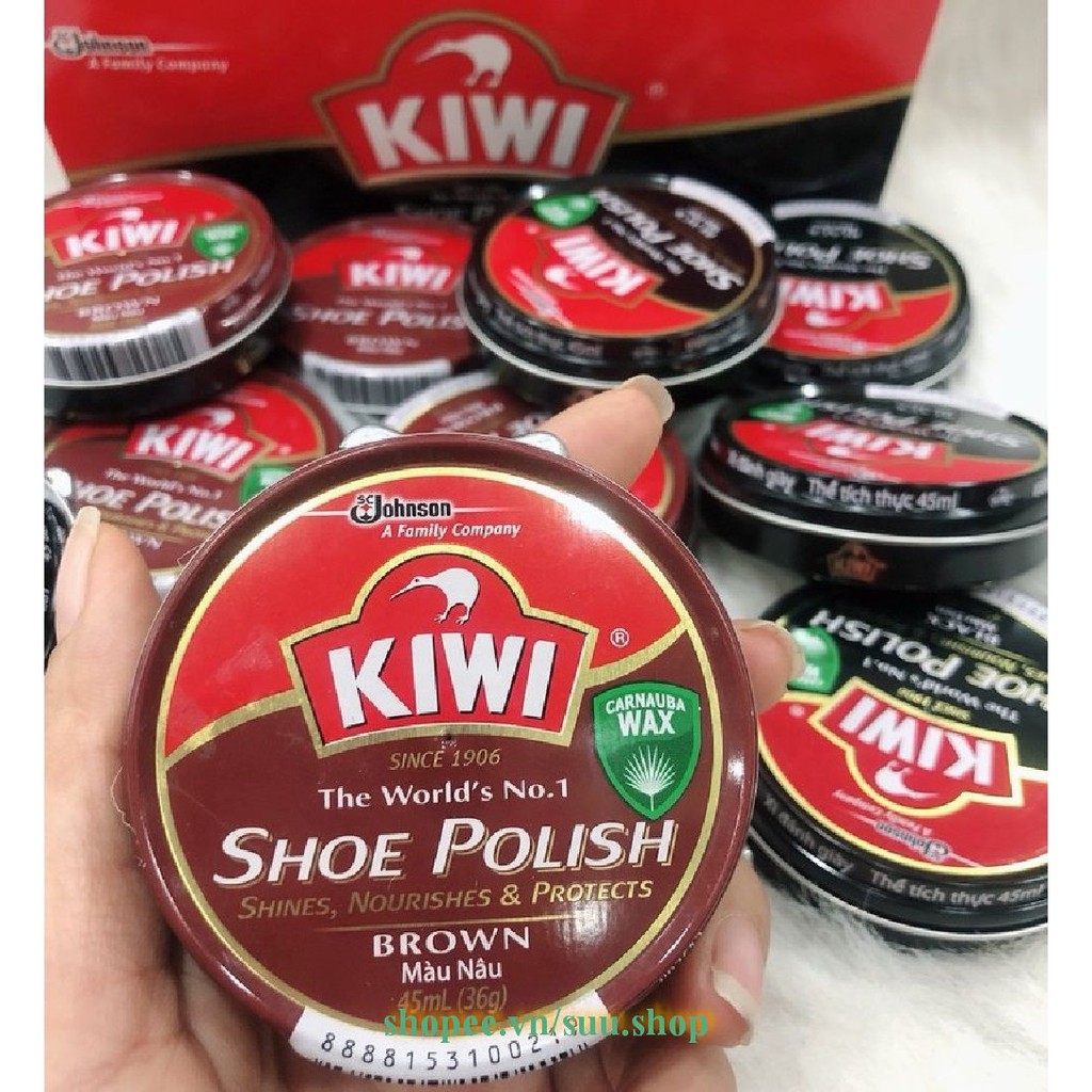 Xi Đánh Giày Màu Nâu 45ml Kiwi Paste Sp Brow suu.shop cam kết 100% chính hãng