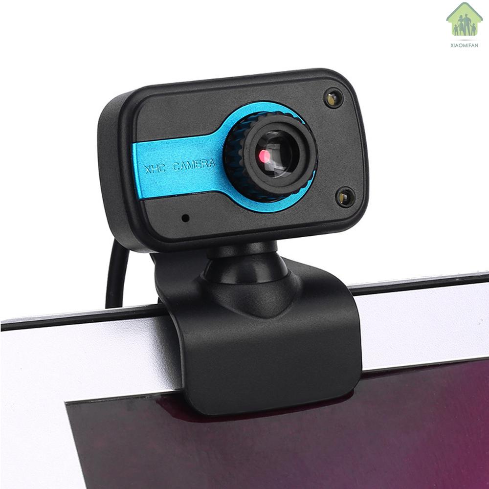 Webcam Xm Hd 480p 30fps Tích Hợp Micro Có Kẹp Gắn Máy Tính Để Bàn / Laptop Cổng Usb | BigBuy360 - bigbuy360.vn