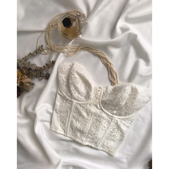Áo corset croptop ren 2hand
