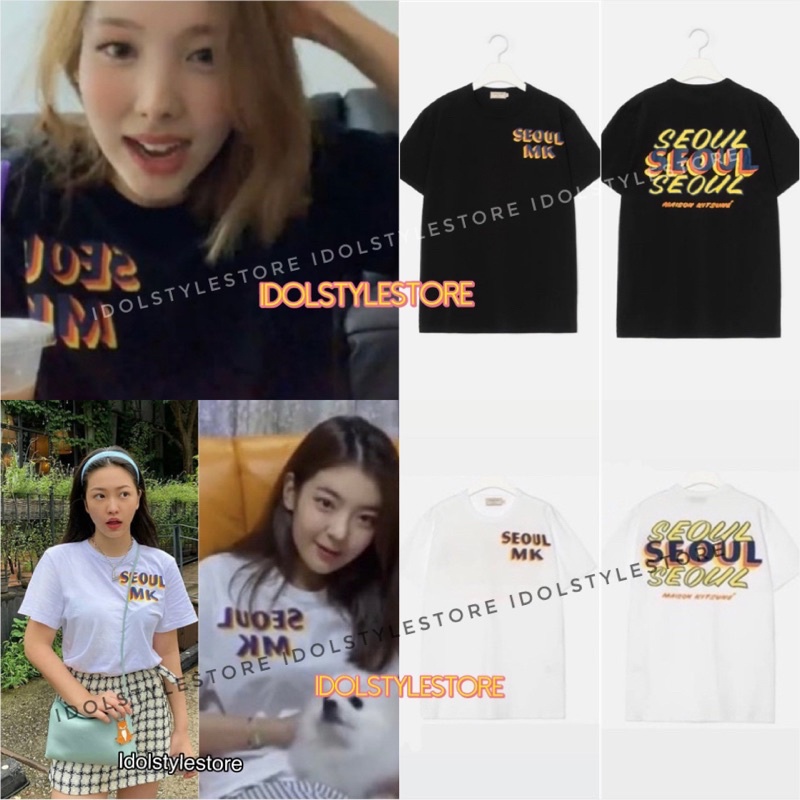 Áo phông Seoul của Lia Itzy Nayeon Twice Yeri Redvelvet