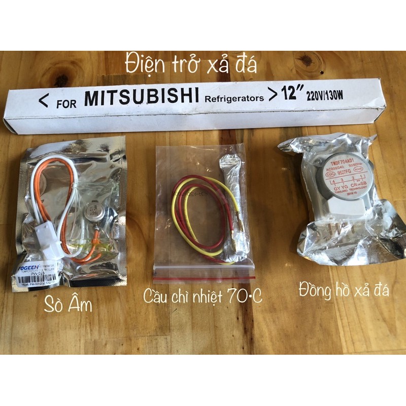 Combo bộ xả đá dùng cho tủ lạnh Toshiba
