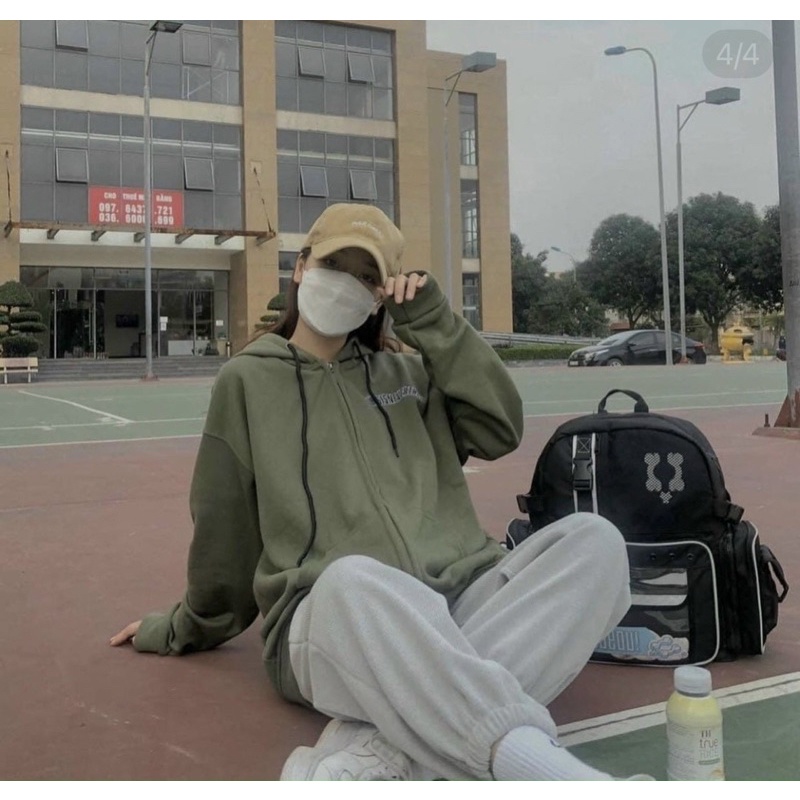 [ Rẻ vô địch ] Áo khoác nỉ form đại mũ hai lớp - thisis