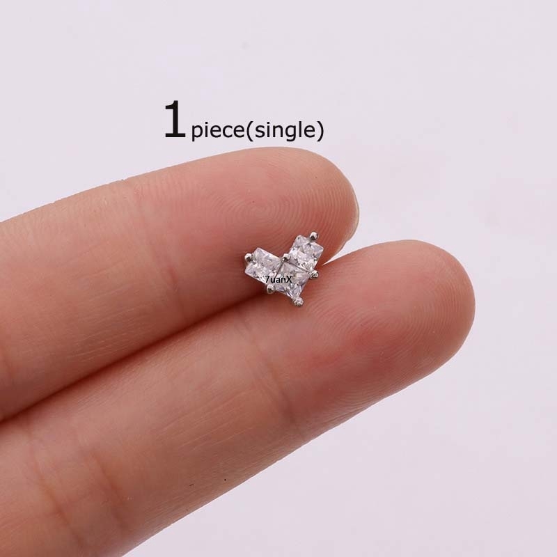 1 Khuyên tai mạ vàng/bạc/vàng hồng 20g