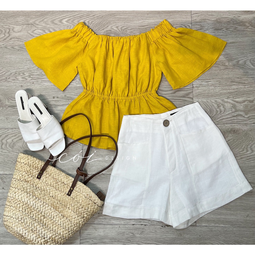 Quần short linen TT Cói Design