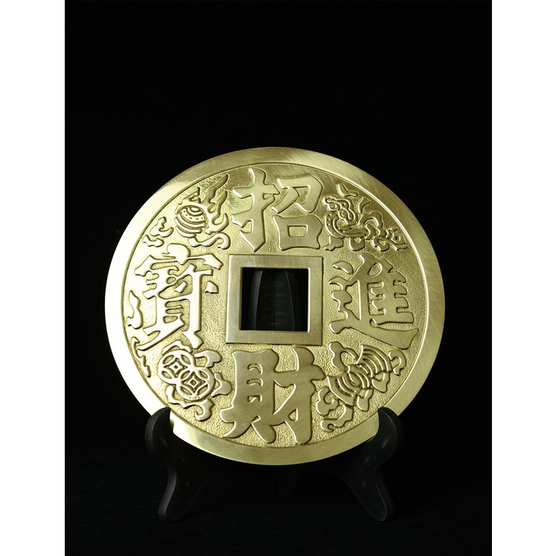 Đồng Xu Chiêu Tài Tiến Bảo Cỡ Đại 11cm
