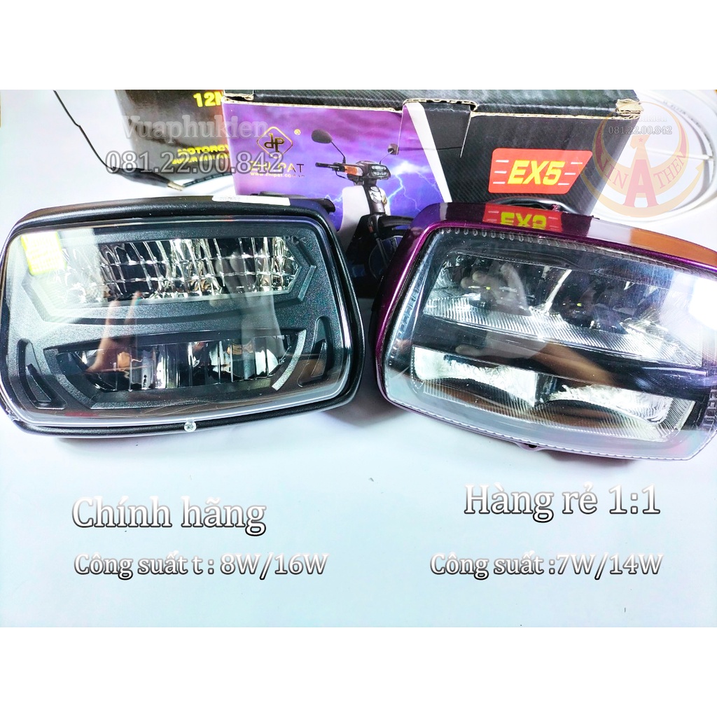 Pha led 2 tầng 1:1 lắp cho Dream