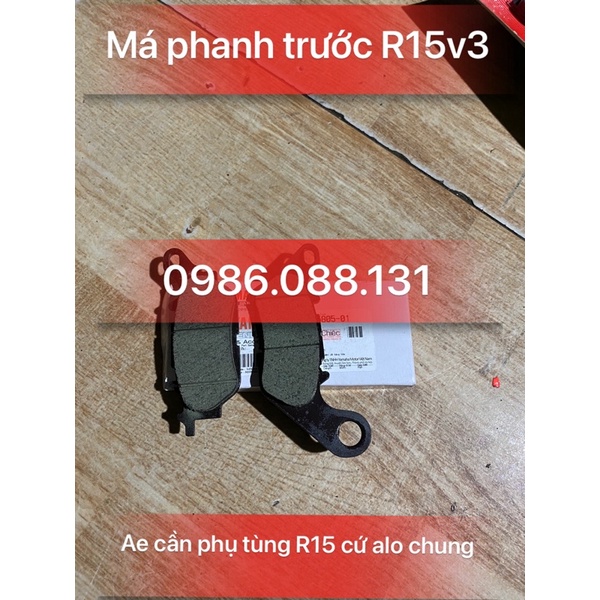 combo má phanh trước sau R15v3 zin chính hãng