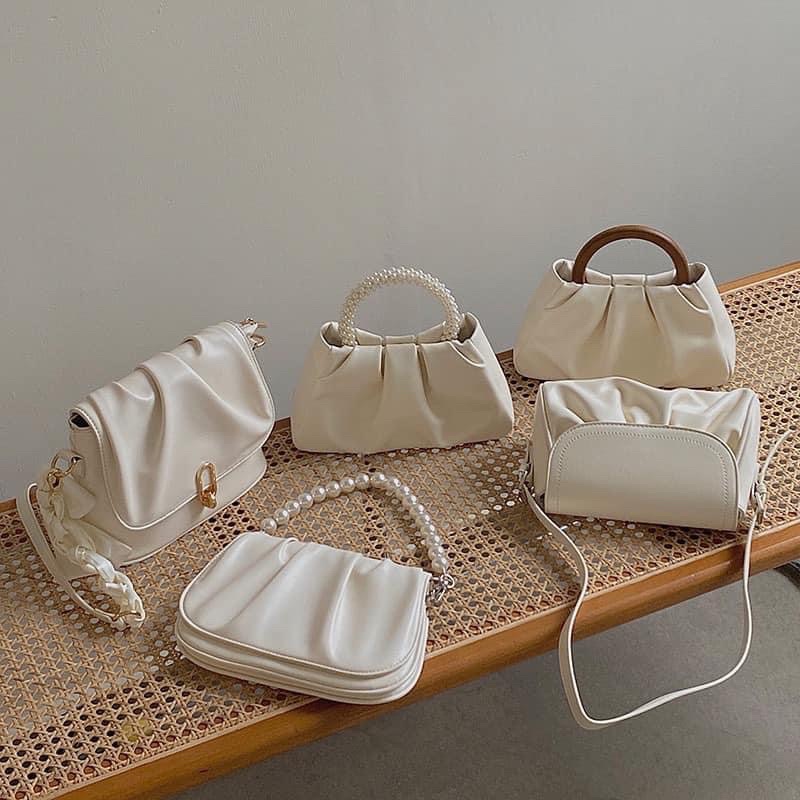 Túi xách nữ đeo vai đeo chéo vintage mini da mềm độ bền cao