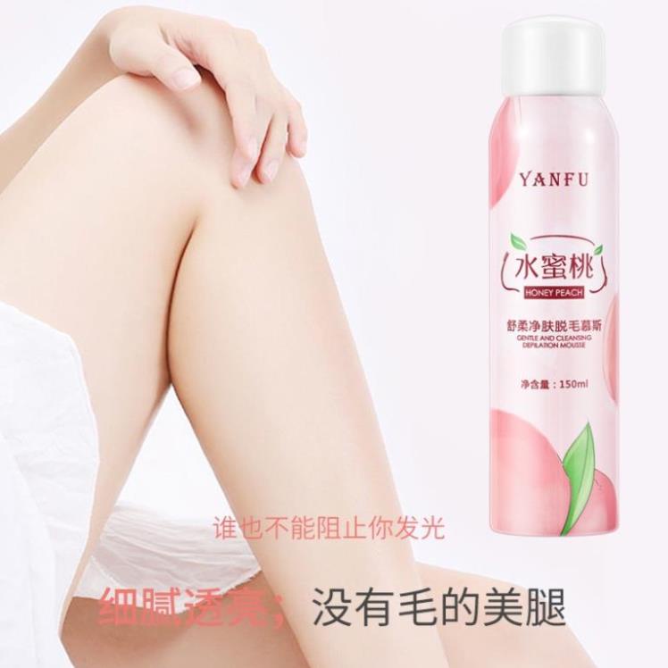 Xịt Tẩy Lông Hương Đào YANFU 150ml