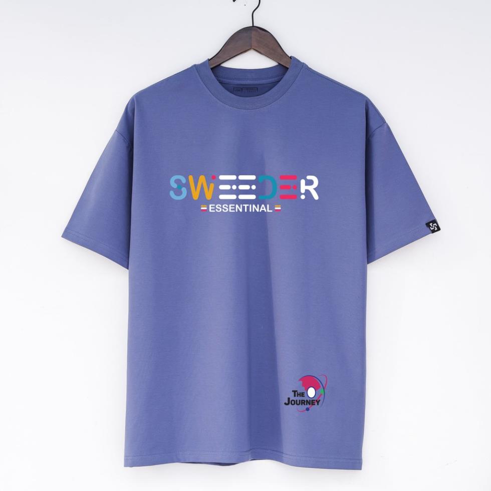 Áo thun Tee SWEEDER tay lỡ nam nữ, chất vải thun cotton ( V11 )