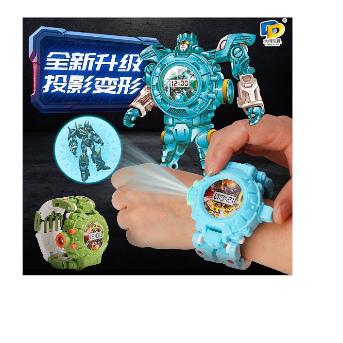 [Mã TOYDEC hoàn 20K xu đơn 50K] Bộ Đồ Chơi Đồng Hồ Biến Hình Robot Siêu Nhân C902C (Xanh)