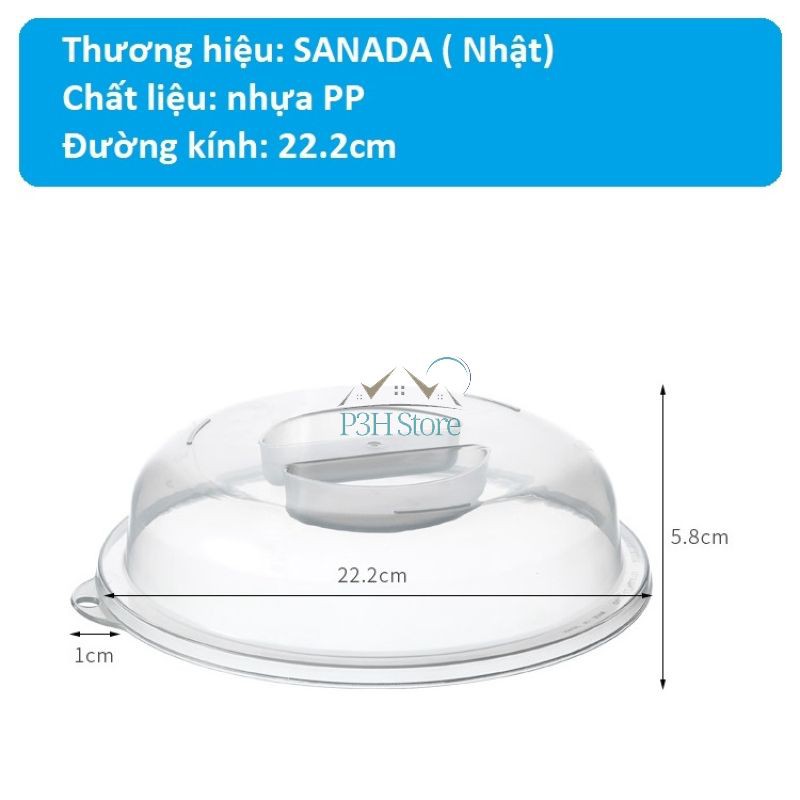 Nắp đậy dùng trong lò vi sóng Lock&amp;Lock 17cm , 28cm P-00042 P-2218