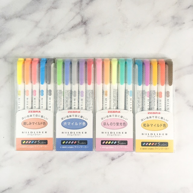 Bút đánh dấu hai đầu ZEBRA Mildliner
