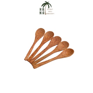 Bộ 5 thìa gỗ dừa loại 1 dài 16cm