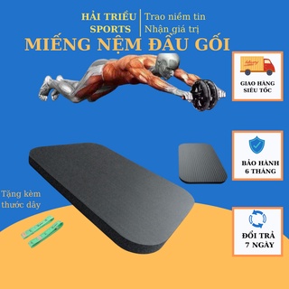 Miếng nệm đầu gối chống trượt dày 6mm tập plank, tập hít đất, sử dụng con lăn Hải Triều Sports