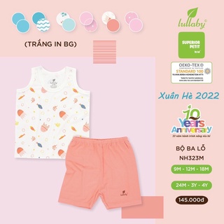 bộ sát nách bé gái LULLABY (6m-4y)