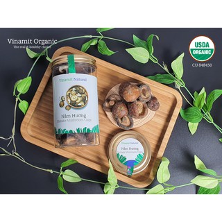 Nấm Hương Sấy Vinamit 80g Snack Healthy Giòn Tan