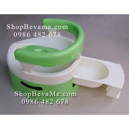 Bô vệ sinh tựa lưng có nắp đậy Song Long Plastic cho bé từ 12 tháng