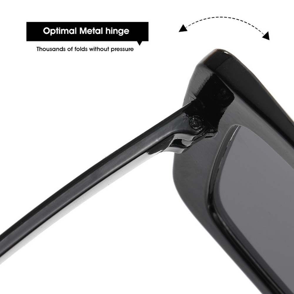 Kính Chống Nắng WMES15H Gọng Vuông Họa Tiết Da Báo Màu Trà Thời Trang Cho Nam Và Nữ