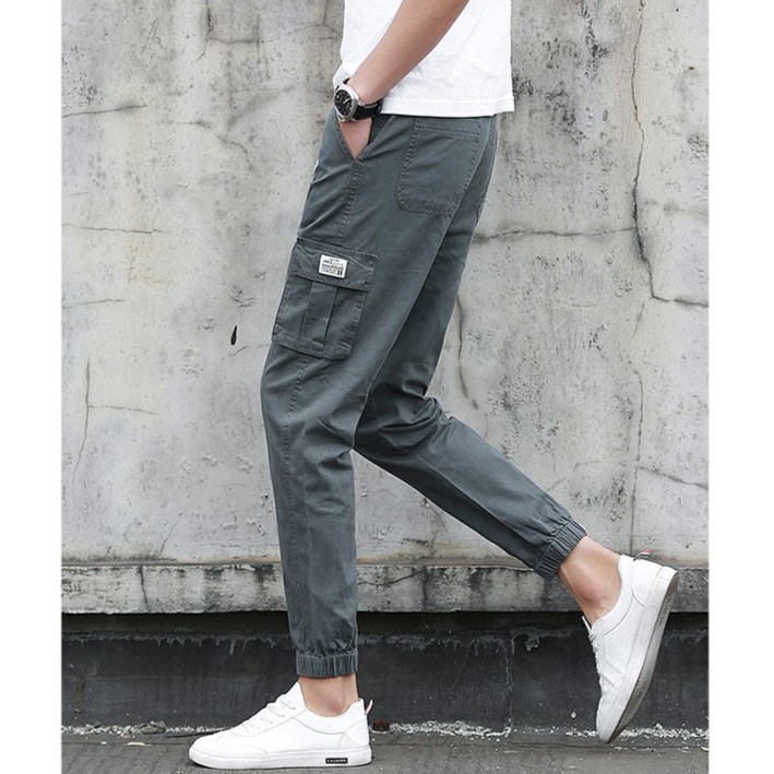 Quần jogger kaki đứng dáng túi hộp sành điệu – hàng cao cấp mới 2018