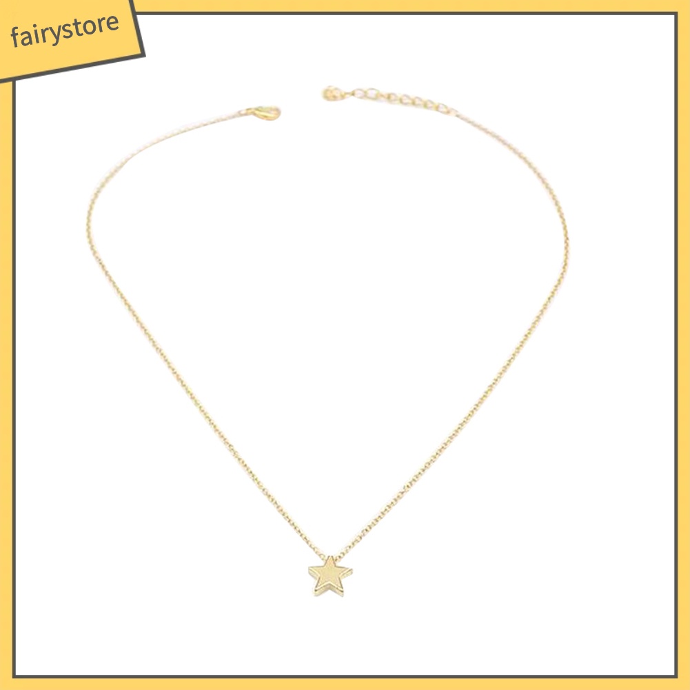 Dây Chuyền Mặt Hình Ngôi Sao Thời Trang Cho Nữ