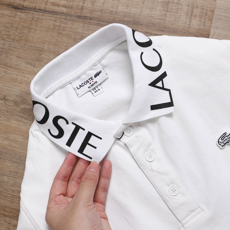 Áo Thun Nam POLO Hãng LC Chất Liệu CVC Thái In Chữ Cổ Áo Thấm Hút,Chống Nhăn,Xù Tốt Giữ Form Full Phụ Kiện Hãng,02