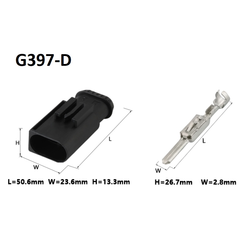 G397-Giắc cắm máy bơm không khí 3 lỗ 3.5mm