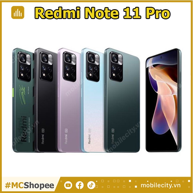 Điện thoại Xiaomi Redmi Note 11 Pro 5G (6-128GB), giá rẻ, BH 12 tháng - MobileCity