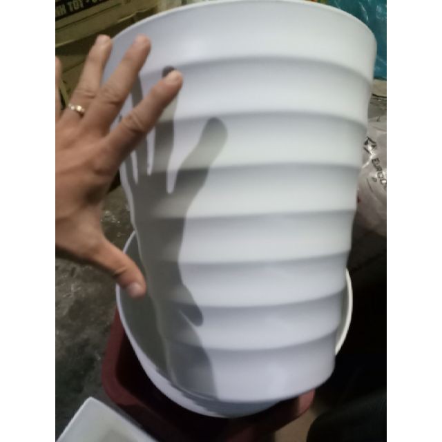 [HOT] CHẬU NHỰA CƠ  ĐẠI TRỒNG CÂY 36X32 c/lượng, hg C/ty.