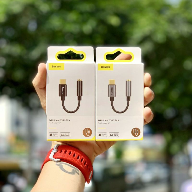 Jack chuyển đổi Type C sang cổng 3.5mm Baseus L54 chính hãng