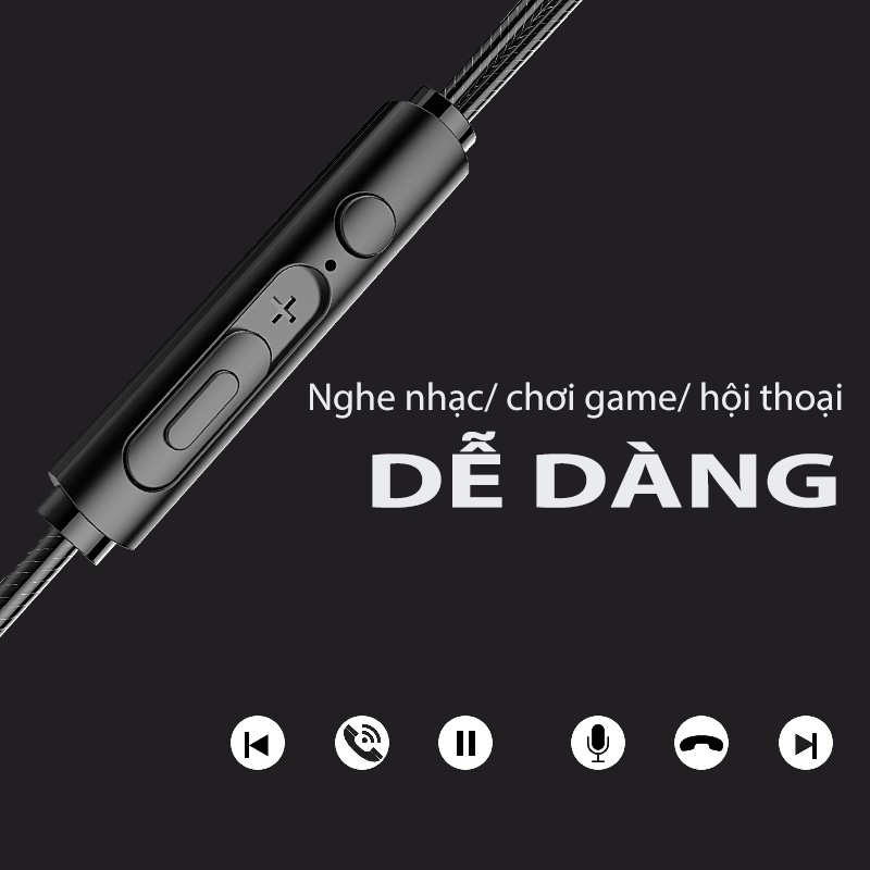 Tai Nghe Gaming S2000 Chơi Game Chống Ồn Có Mic In Ear Cho PC và các dòng điện thoại