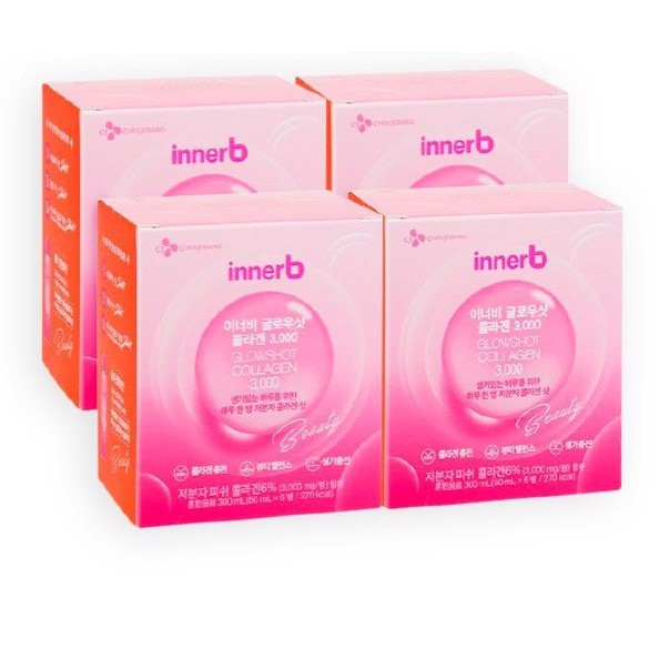 [GIÁ TỐT] Combo 4 hộp nước uống InnerB Glowshot Collagen 50ML | BigBuy360 - bigbuy360.vn