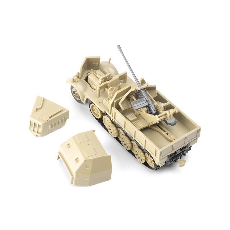 Bộ Đồ Chơi Lắp Ráp Mô Hình Tàu Chiến Đức Sd.Kfz.7 / 2 4d Tỷ Lệ 1 / 72