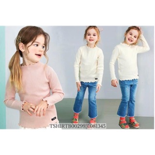 Áo thun gân cổ thấp