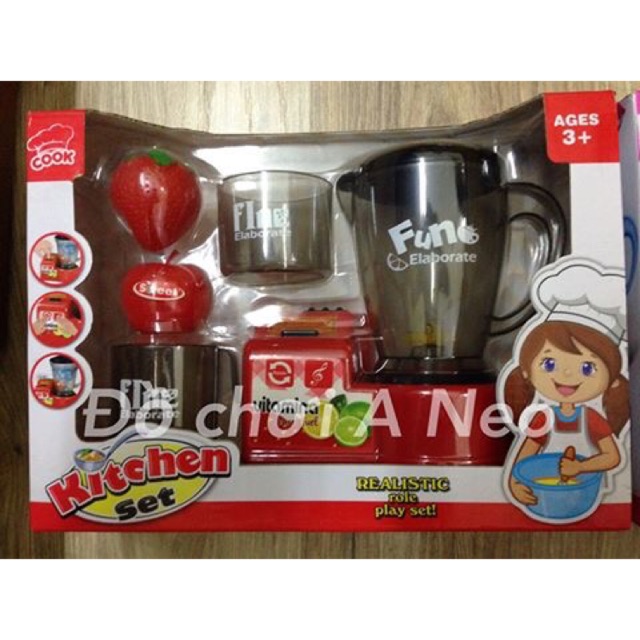 Bộ đồ chơi máy xay sinh tố