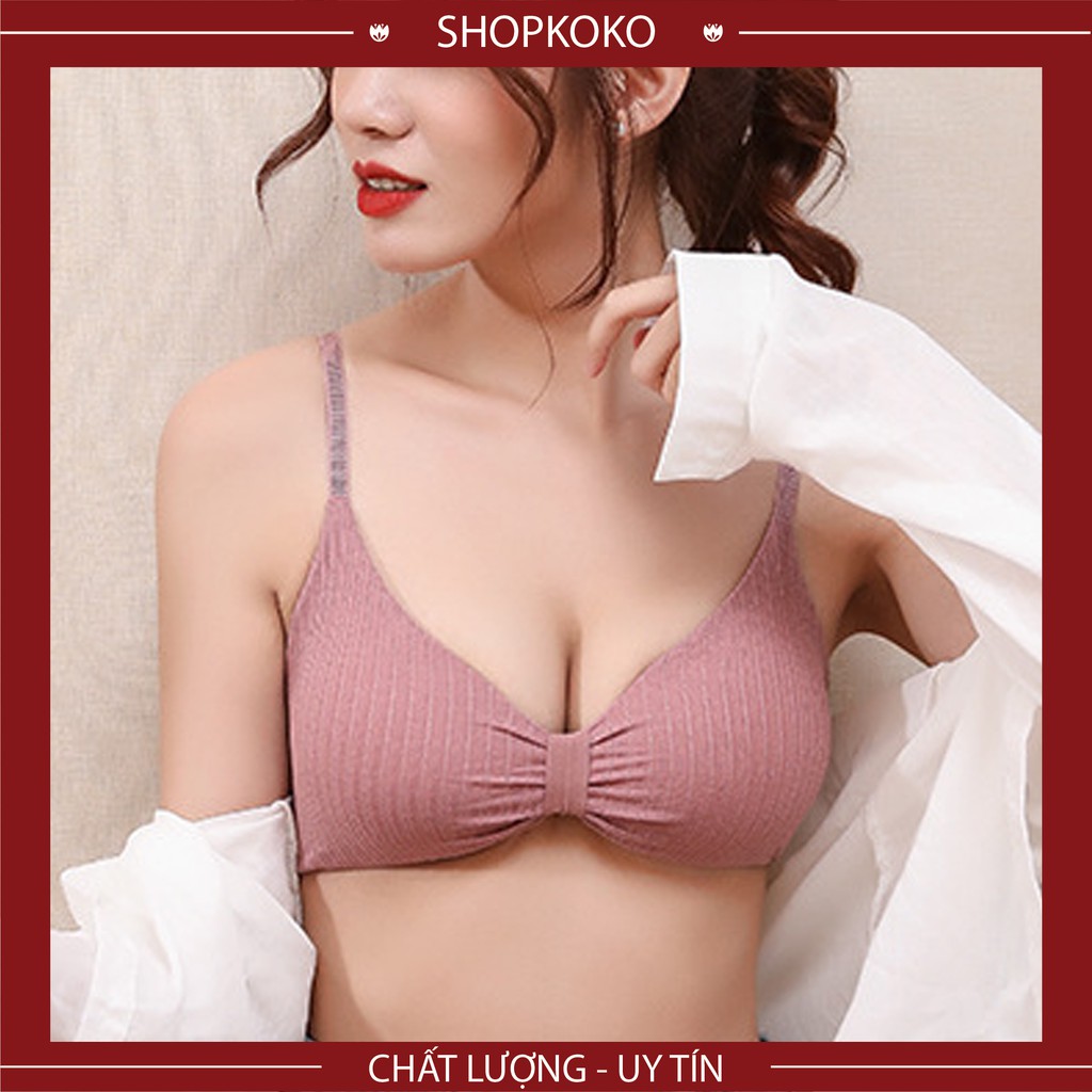 Áo Ngực Cotton Thắt Nơ, Áo Ngực 2 Dây siêu quyến rủ 308 | BigBuy360 - bigbuy360.vn