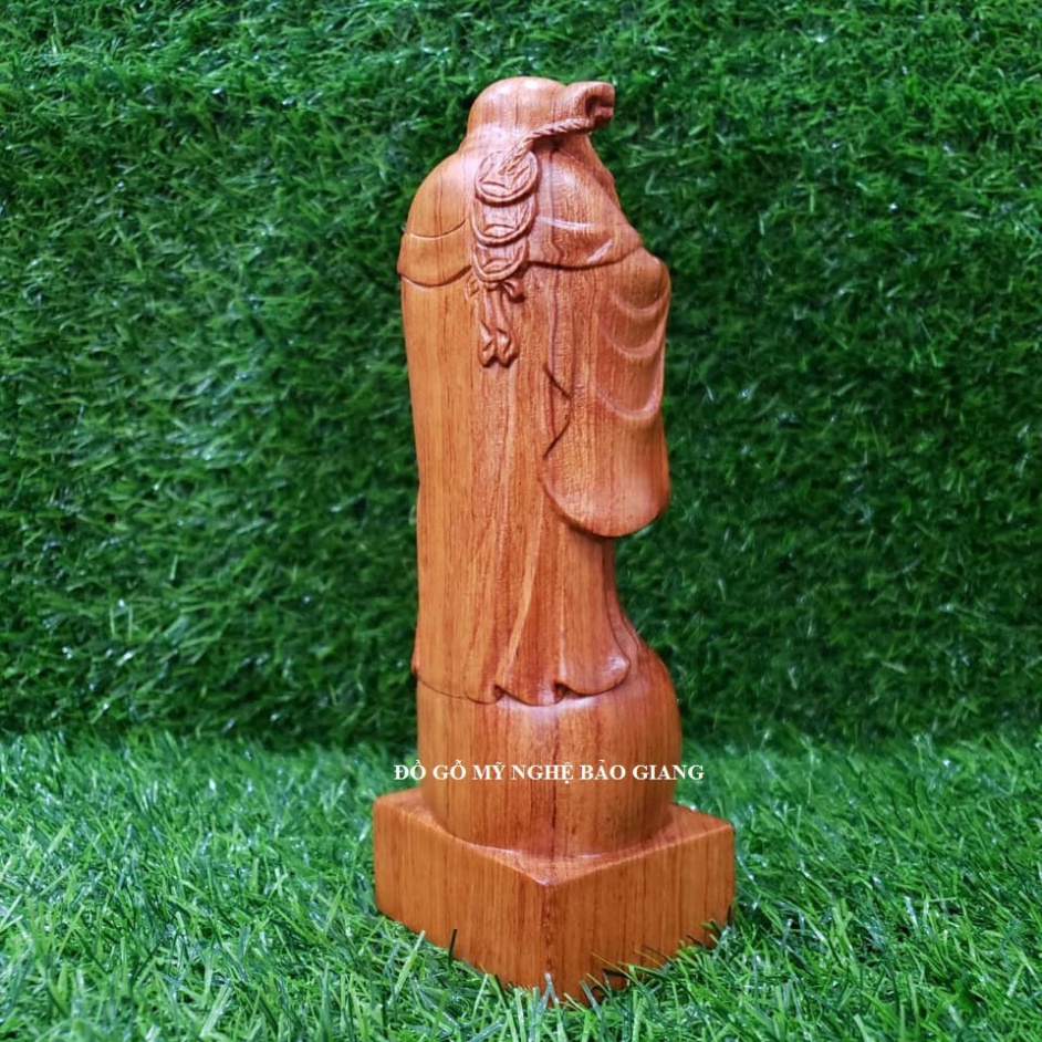 [GIA RE] Tượng phật di lặc chúc phúc gỗ hương