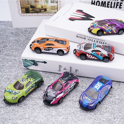 Đồ chơi trẻ em ô tô siêu xe nhảy 360 độ xe chạy đà mini xô đẩy va chạm và phục hồi Kid Toy