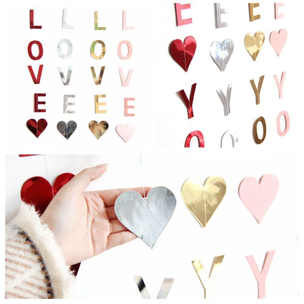 .Phụ Kiện Trang Trí Bong Bóng Hình Trái Tim In Chữ I Love You|Phụ Kiện Trang Trí Ngày Lễ Tình Nhân Lãng Mạn