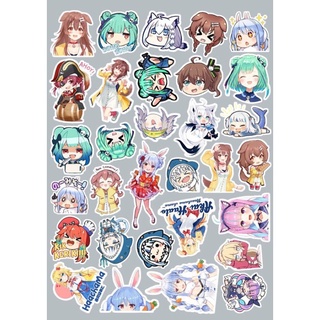 hình dán hololive 31-62 ép lụa decal bóc dán chống nước chống xước/Sticker vtuber hololive