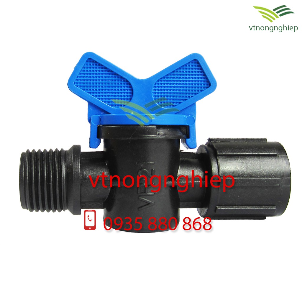 10 van chỉnh nước gắn béc tưới ren 21, VR-21