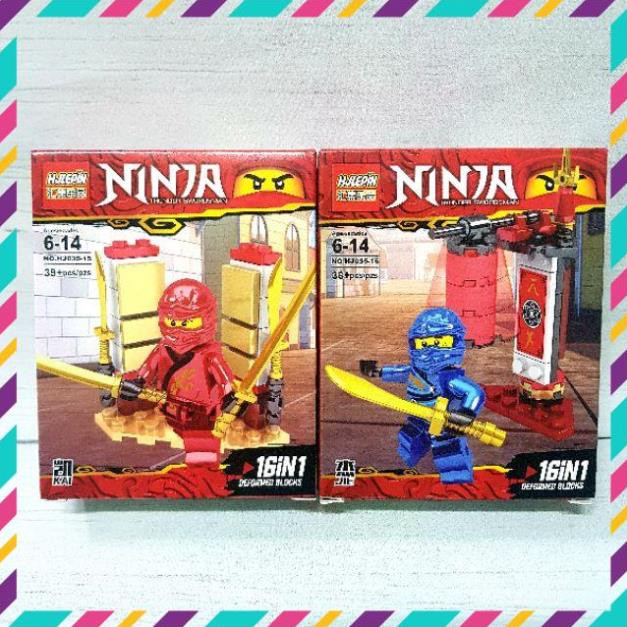 [FREESHIP] Bộ lego Mini figures Ninjago 16in1 (HJ-035)