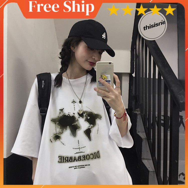 Áo thun nam nữ tay lỡ unisex, áo phông nam nữ form rộng