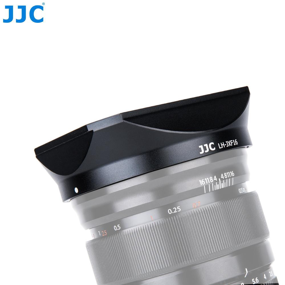 Mũ trùm ống kính JJC với nắp capo cho ống kính Fujifilm XF 16mm F1.4 R WR (Thay thế ống kính Fujifilm LH-XF16)