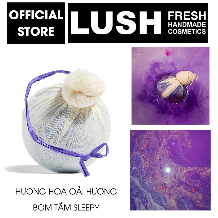 Viên sủi bọt bồn tắm Lush - Deep Sleepy bath bomb